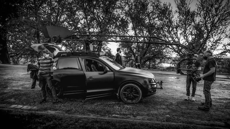 Mantis camera car on a shoot with Honda and their CRV