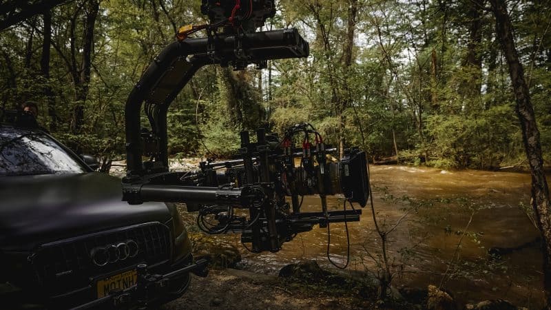 Movi XL on ultra Arm down by the river