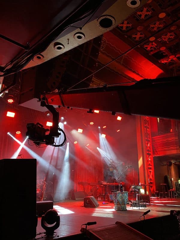 Motion House Jib during the concert of Sting