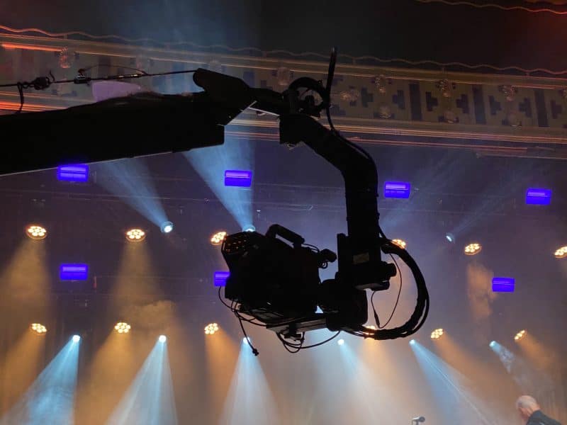 Motion House Jib during the concert of Sting
