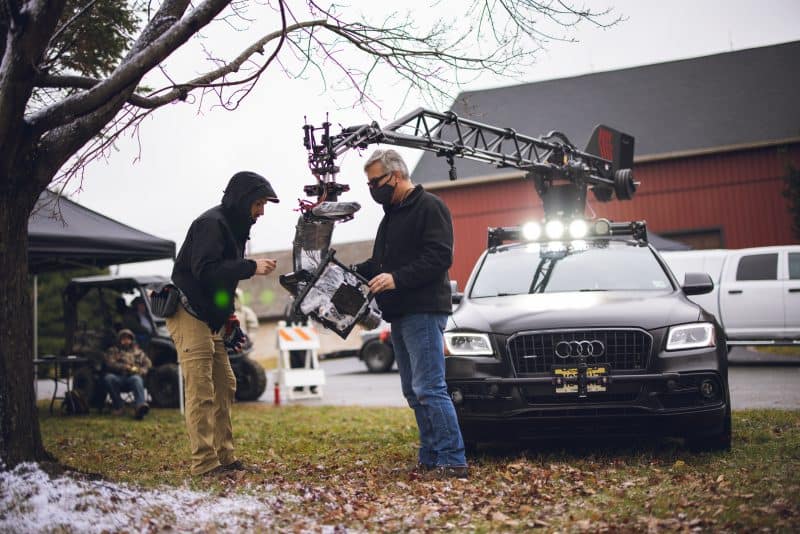 Ultra Arm & Movi XL equipped camera car by Motion House